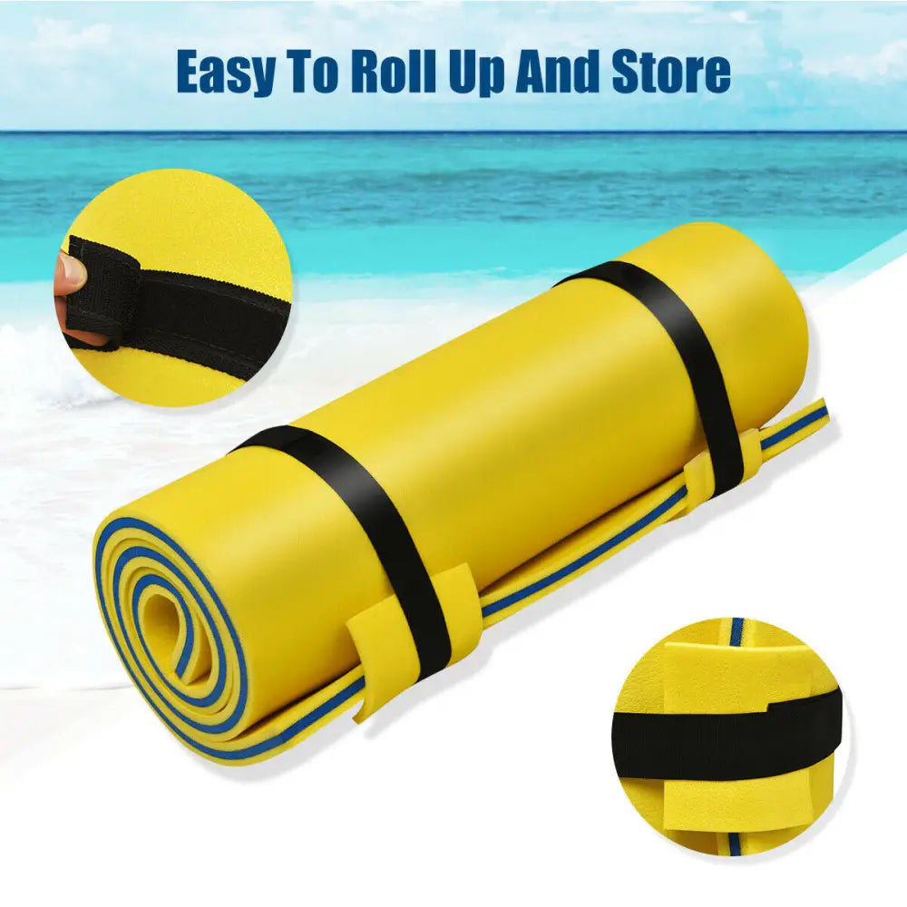 3-Layer Relaxing Tear-proof Water Mat-Yellow - Yellow - Swimming