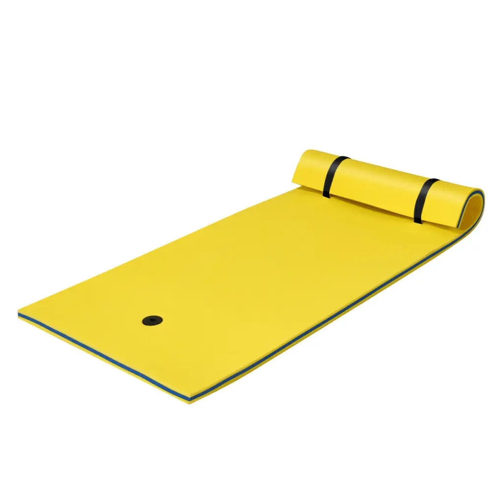 3-Layer Relaxing Tear-proof Water Mat-Yellow - Yellow - Swimming