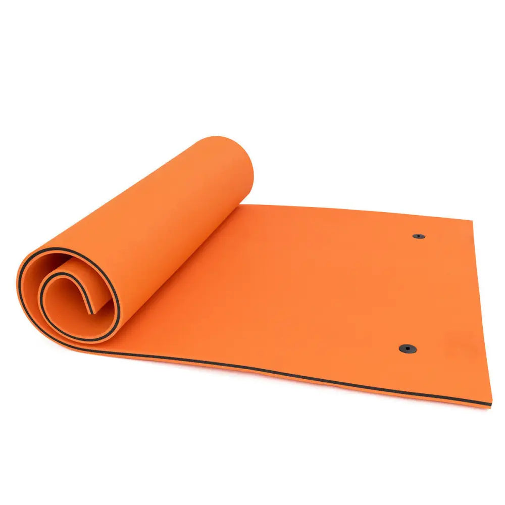 3 Layer Water Floating Pad for Recreation/Relaxing - Orange - Swimming