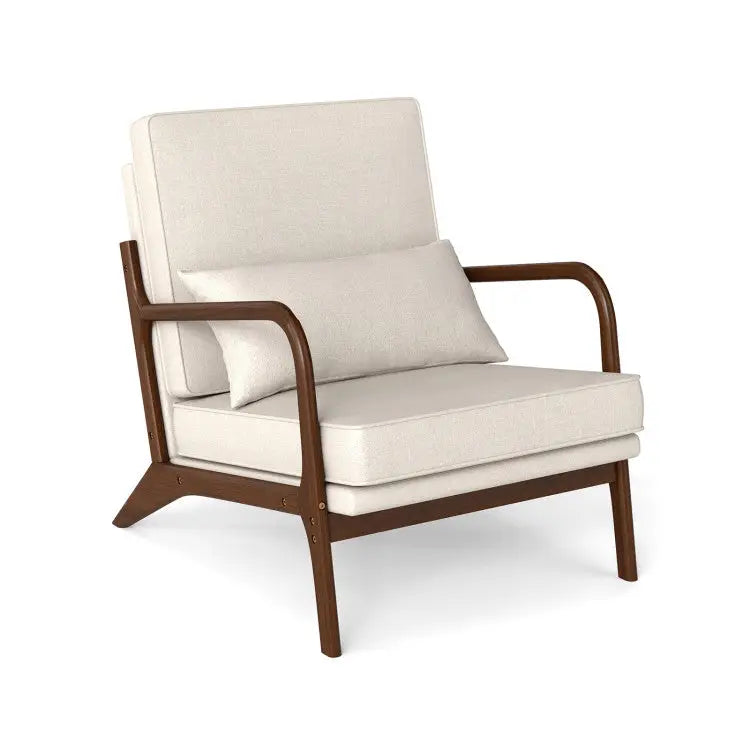 3-Piece Bedroom Bundle: Bedside Table with 3 Drawers + Modern Accent Chair + Convertible Folding Futon Sofa Bed