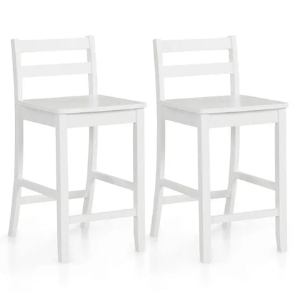 3-Piece Kitchen Furniture Set: Kitchen Island + 2 Bar Stools + Narrow Storage Cart Costway