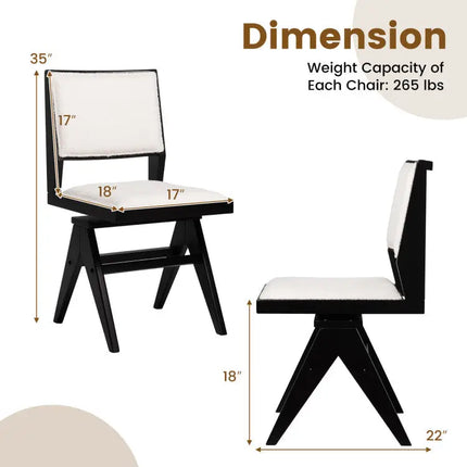 3-Piece Mid-Century Dining Set with 36 Round Pedestal Table and 2 Swivel Sherpa Upholstered Chairs Costway