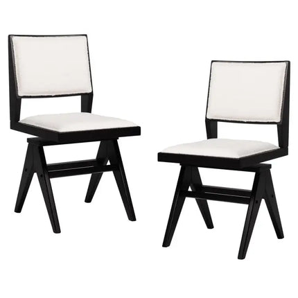 3-Piece Mid-Century Dining Set with 36 Round Pedestal Table and 2 Swivel Sherpa Upholstered Chairs Costway