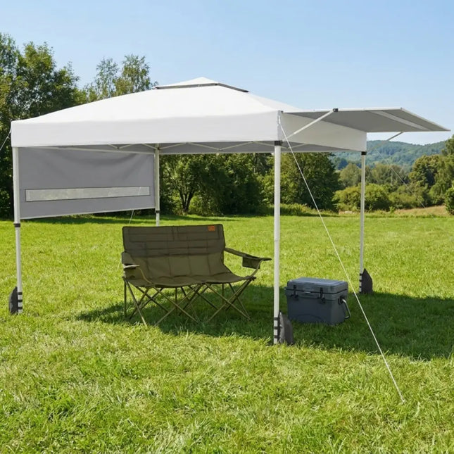 3-Piece Outdoor Adventure Bundle: Pop Up Canopy Tent 20Qt Cooler and Oversized Loveseat - Camping