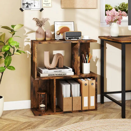 3-Piece Space-Saving Living Room with Teddy Sofa Display Bookshelf & Foldable Murphy Bed - Folding Beds