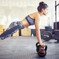 3 Pieces 5 10 15lbs Kettlebell Weight Set - Black - Weights Accessories