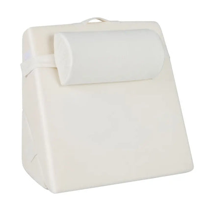 3 Pieces Bed Wedge Pillow Set with Air Memory Foam-Off-white Costway