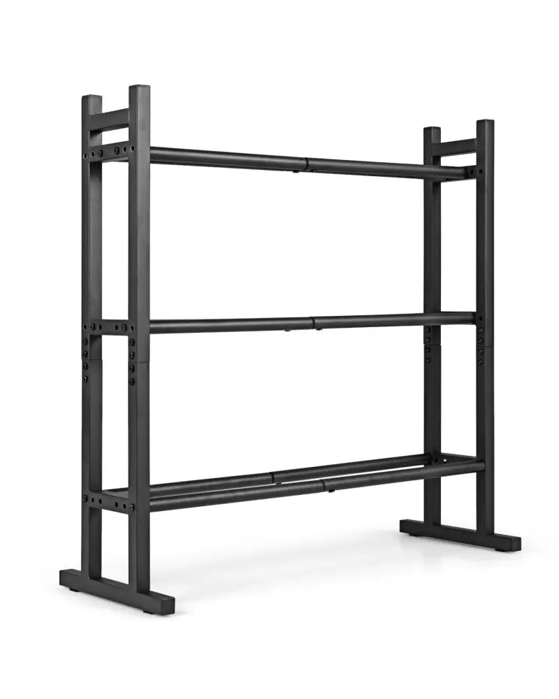 3-Tier Dumbbell Rack 529LB Capacity Heavy-Duty Adjustable Weight Rack Stand-Black - Black - Dumbbells