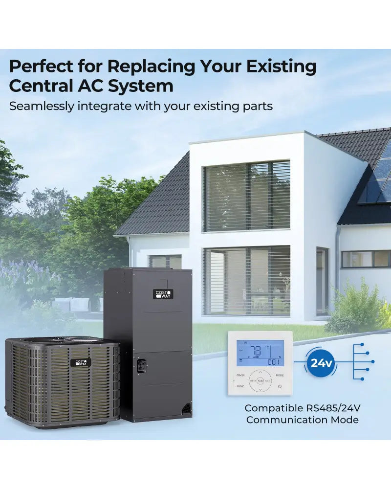 3 Ton 19 SEER2 High-Performance Heat Pump System (Operates down to -15°C) - Heat Pumps
