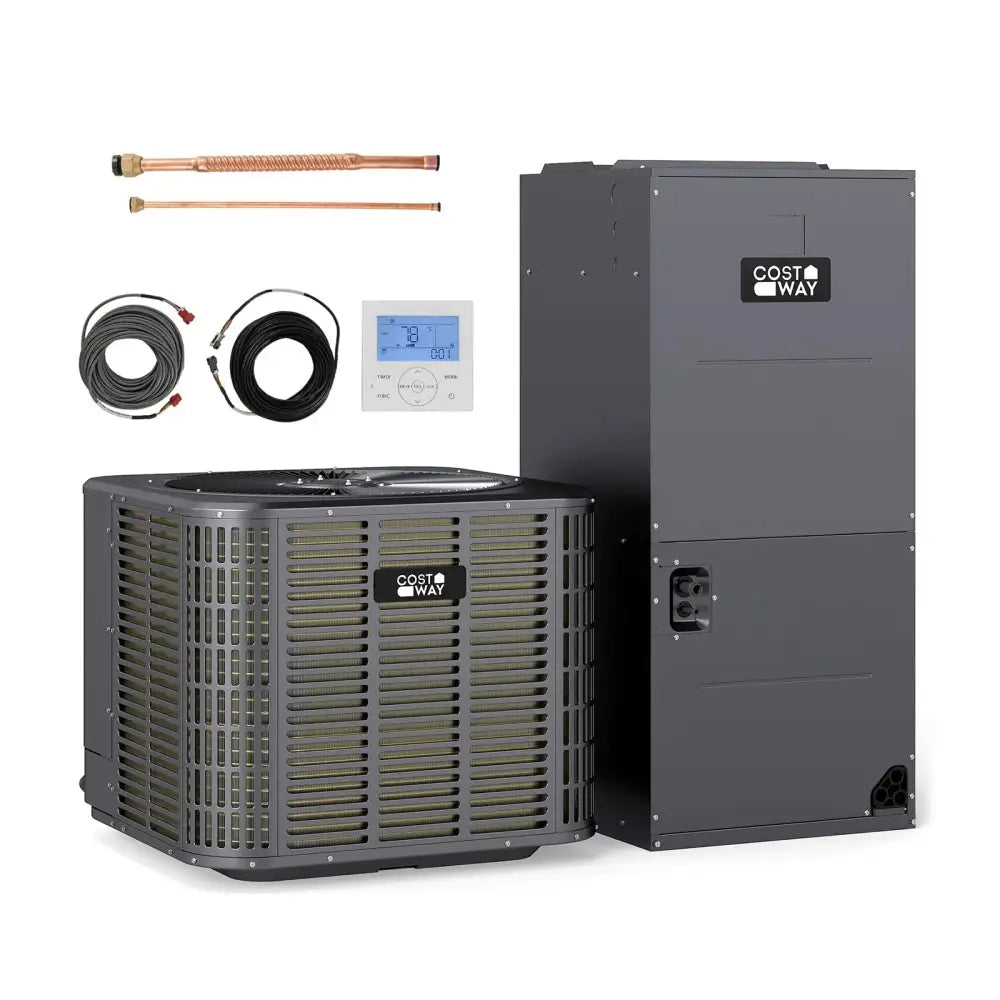 3 Ton 19 SEER2 High-Performance Heat Pump System (Operates down to -15°C) Costway