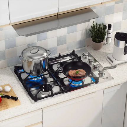 30/36 Inch Gas Cooktop with 4/6 Powerful Burners and ABS Knobs-30 inches Costway