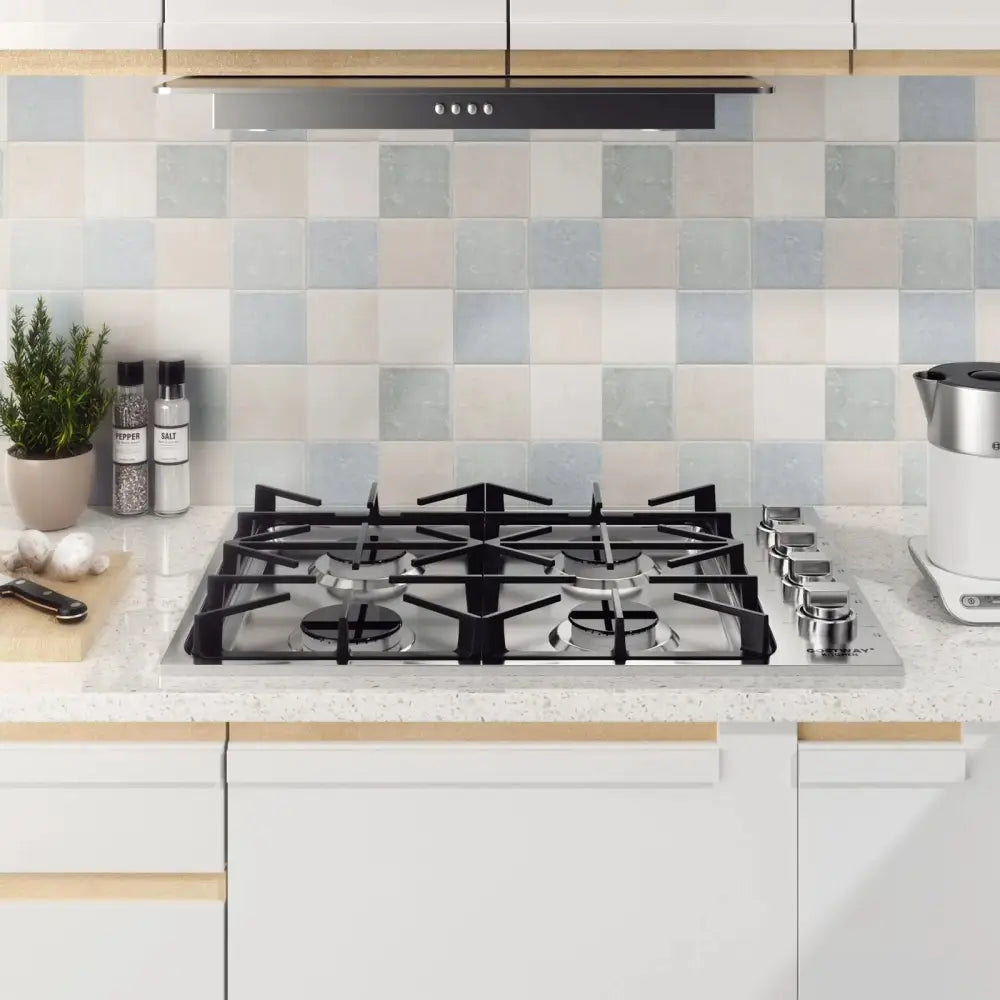 30/36 Inch Gas Cooktop with 4/6 Powerful Burners and ABS Knobs-30 inches Costway