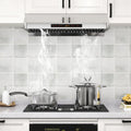 30 Inch Under Cabinet Range Hood with Oil Collector 900 CFM Stainless Steel Kitchen Vent-Silver - Silver - Kitchen