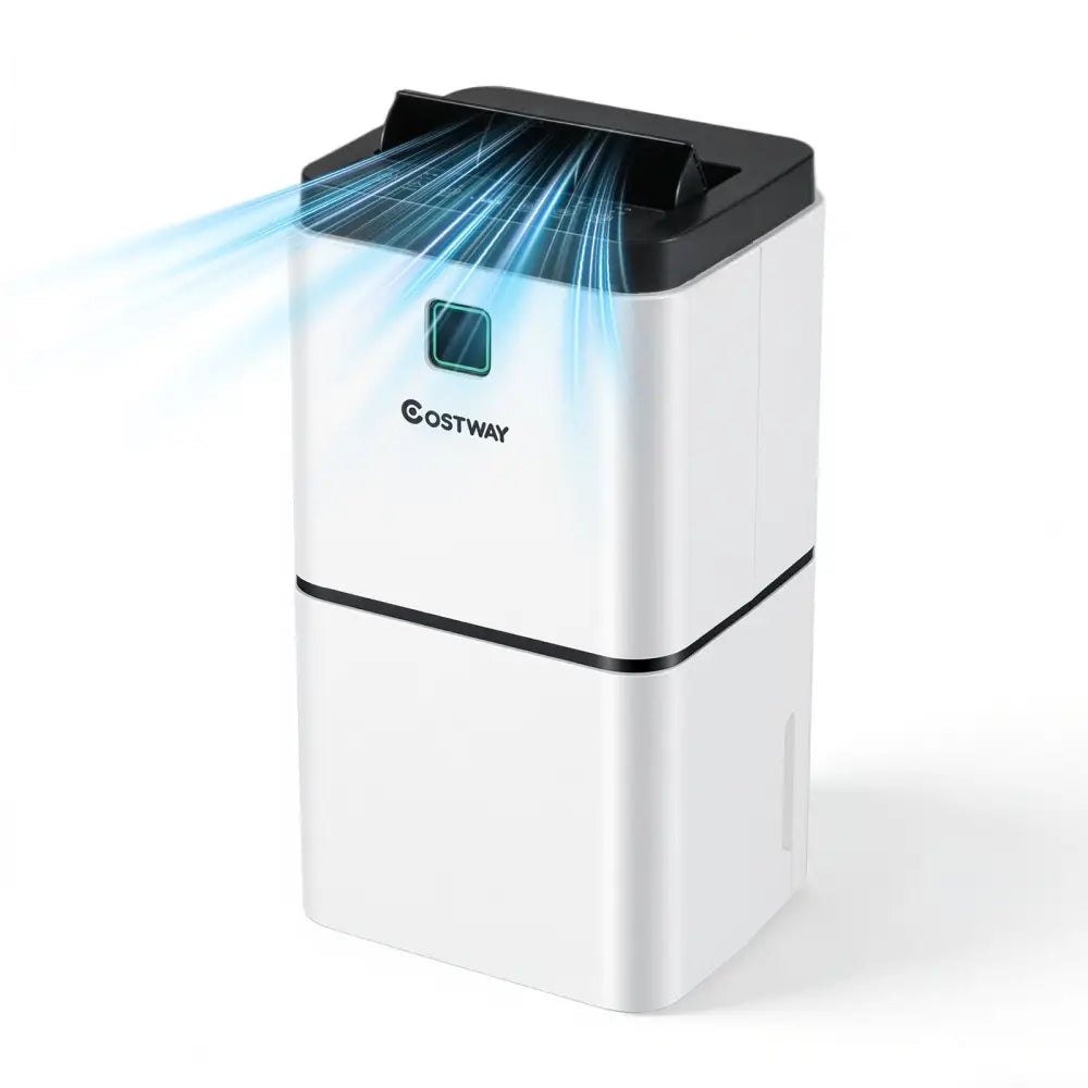 30 Pints 1500 Sq. ft Dehumidifier for Medium to Large Room with Indicator - White - Dehumidifiers