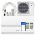 30000 BTU 2 Zone 23 SEER2 Mini Split Air Conditioner Wifi Enabled with Heat Pump-9K + 12K Costway