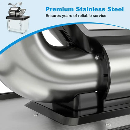 300W Commercial Ice Crusher with Dual Blades and Safety Switch-Black Costway