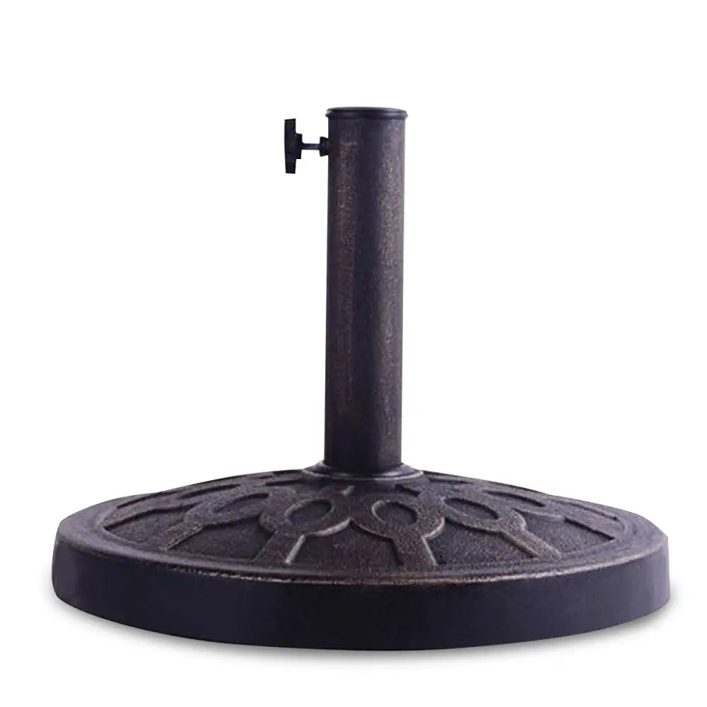 30lbs 18 Inch Heavy Duty Outdoor Patio Market Umbrella Base - Bronze - Outdoor Umbrella Bases