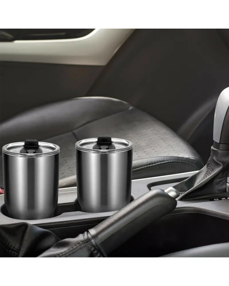 30oz Stainless Steel Tumbler Cup Double Wall Vacuum Insulated Mug with Lid - Silver - Kitchen Appliances