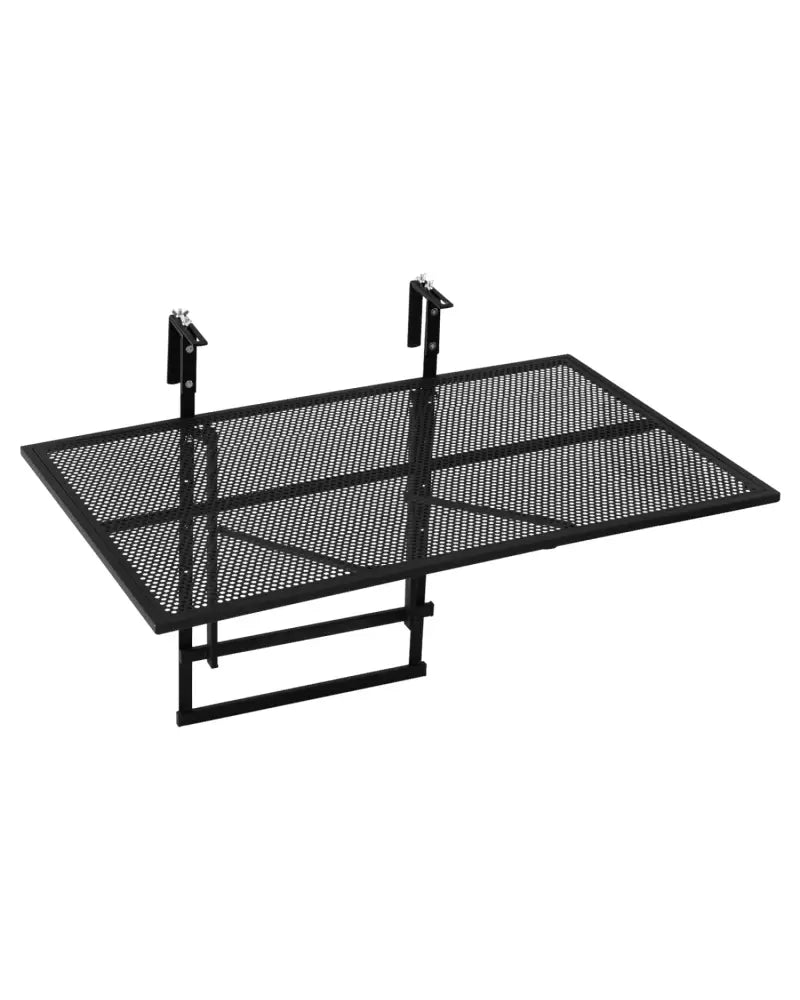 31.5 Inch Large Metal Folding Bar Table with 5-Position Adjustable Height - Patio Tables