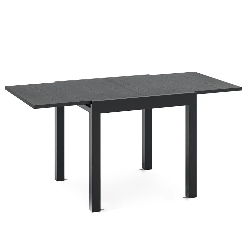 31.5 inches-63 inches Adjustable Patio Expandable Dining Table for 4-6 Person-Gray - Gray - Dining Tables