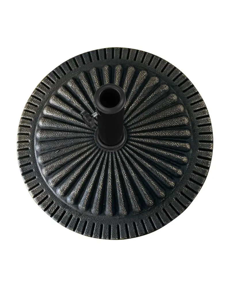 31.5 lbs Market Heavy-Duty Outdoor Stand Bronze Umbrella Base - Black - Outdoor Umbrella Bases