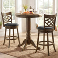 31 Inch Counter Height Bar Stools Set of 2 with Rubber Wood Frame-31 Inch Costway