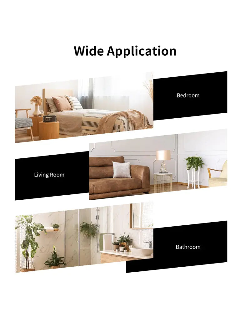 32 Inch x 20 Inch Metal Frame Wall-Mounted Rectangle Mirror-Black - Black - Wall Mirrors