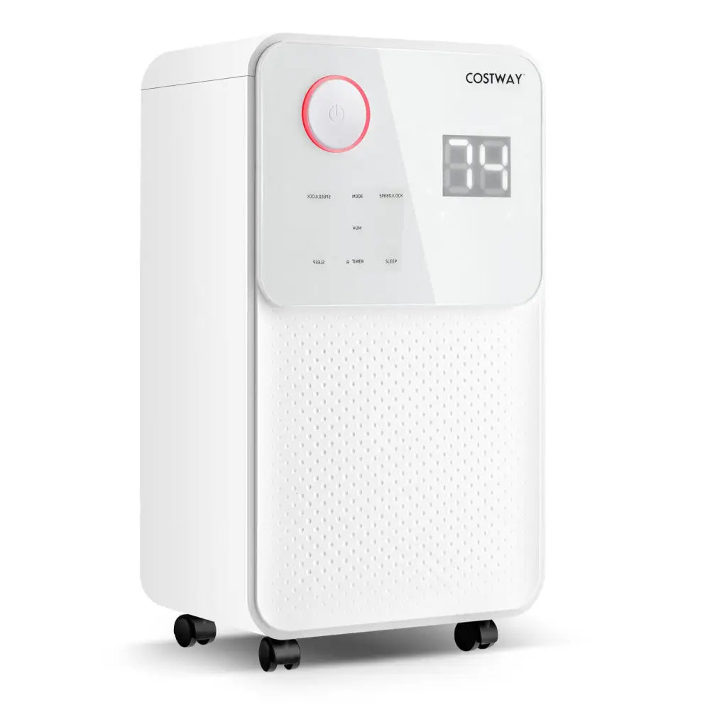 32 Pints 2000 Sq. Ft Dehumidifier for Home and Basements with 3-Color Digital Display-White - White - Dehumidifiers