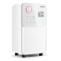 32 Pints 2000 Sq. Ft Dehumidifier for Home and Basements with 3-Color Digital Display-White - White - Dehumidifiers