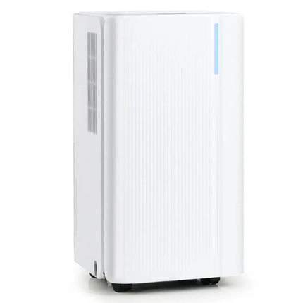 32 Pints 2000 Sq.ft Portable Dehumidifier for Home and Basement-White Costway