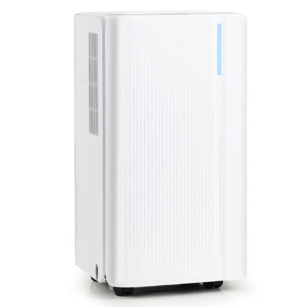 32 Pints 2000 Sq.ft Portable Dehumidifier for Home and Basement-White Costway