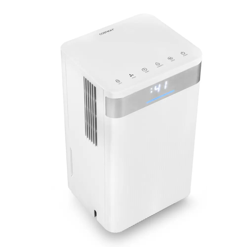 32 Pints 2000 Sq.ft Quiet Dehumidifier for Home with 3 Modes-White - White - Dehumidifiers