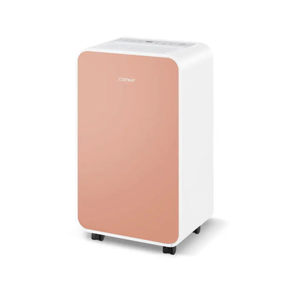 32 Pints/Day Portable Quiet Dehumidifier for Rooms up to 2500 Sq. Ft-Pink - Pink - Dehumidifiers