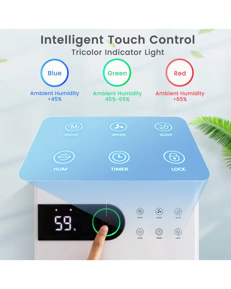 32 Pints Dehumidifier with Sleep Mode and 24H Timer for Home Basement-White - White - Dehumidifiers