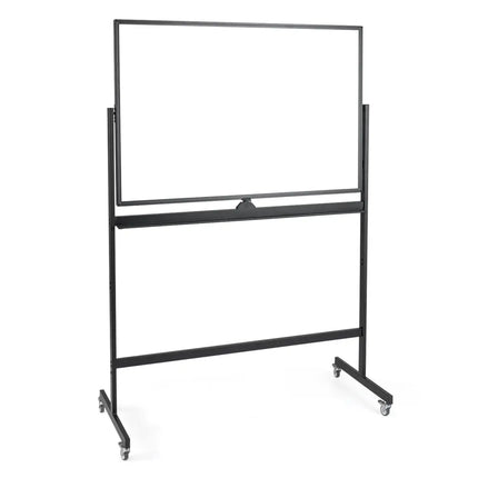 32 x 47 Inch Portable Rolling White Board-Black - Black - Home Office
