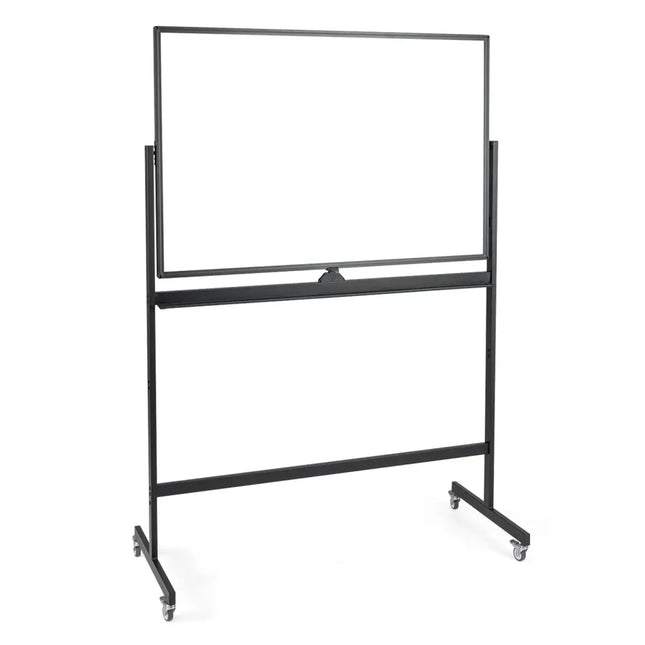 32 x 47 Inch Portable Rolling White Board-Black - Black - Home Office