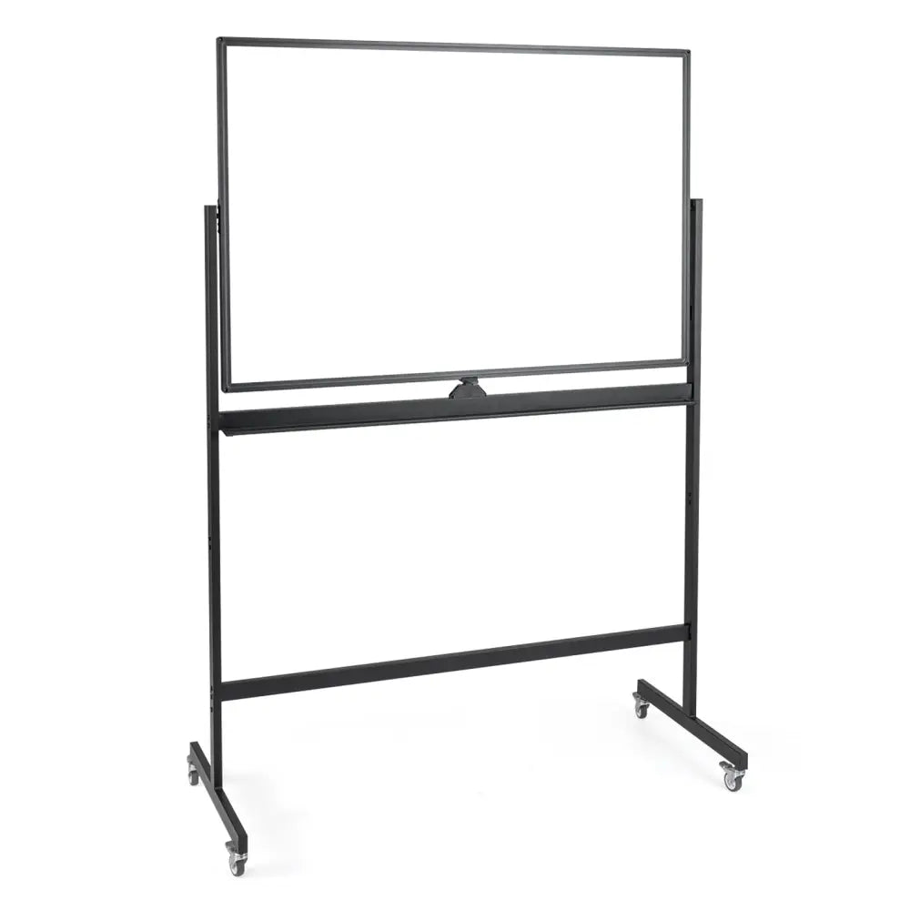 32 x 47 Inch Portable Rolling White Board-Black - Black - Home Office