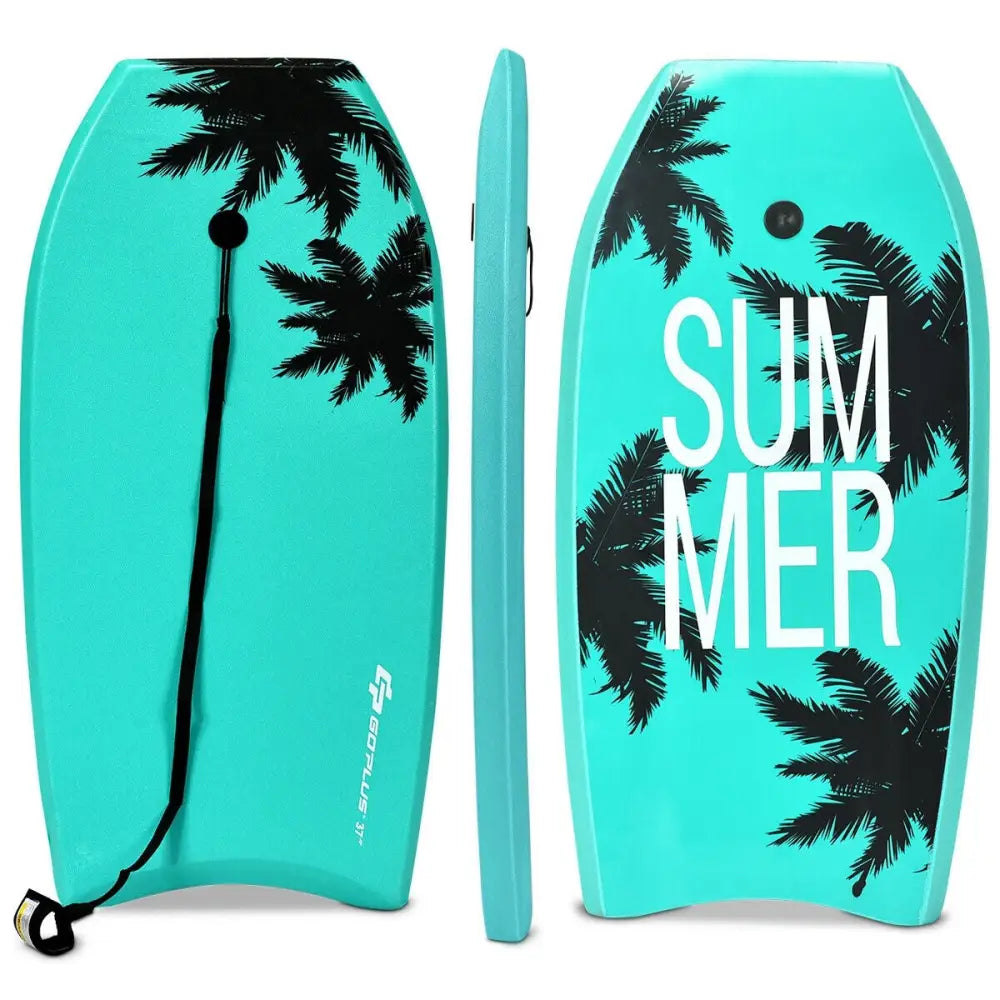 33 Inch/37 Inch/41 Inch Lightweight Super Surfing Bodyboard - Turquoise - Surfing