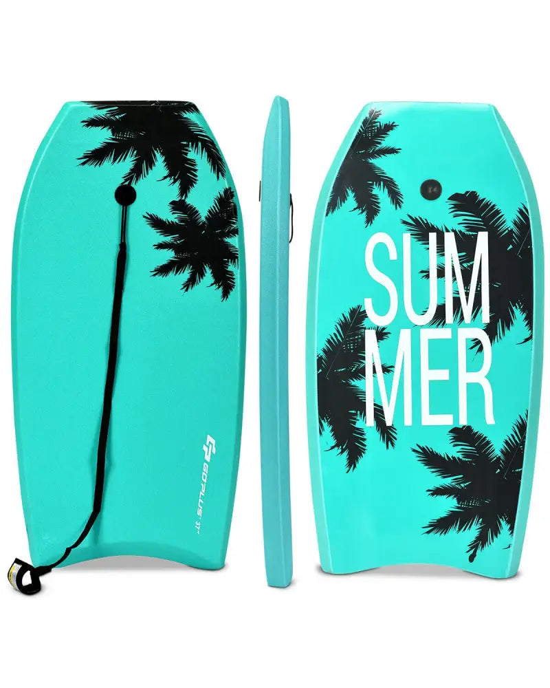 33 Inch/37 Inch/41 Inch Lightweight Super Surfing Bodyboard - Turquoise - Surfing