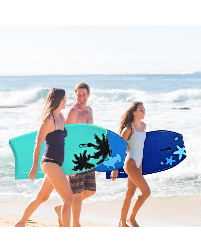 33 Inch/37 Inch/41 Inch Lightweight Super Surfing Bodyboard - Turquoise - Surfing