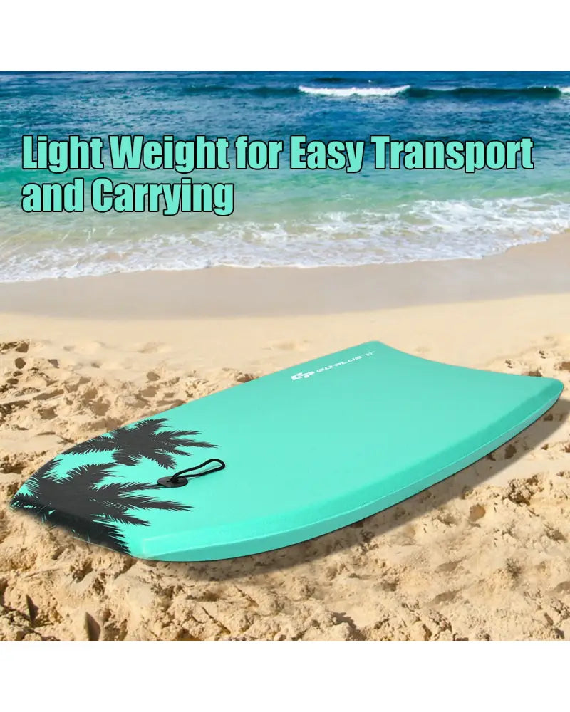 33 Inch/37 Inch/41 Inch Lightweight Super Surfing Bodyboard - Turquoise - Surfing