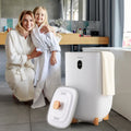 35L Large Home Towel Warmer Bucket with Auto Shut-off Function-White - White - Dryers