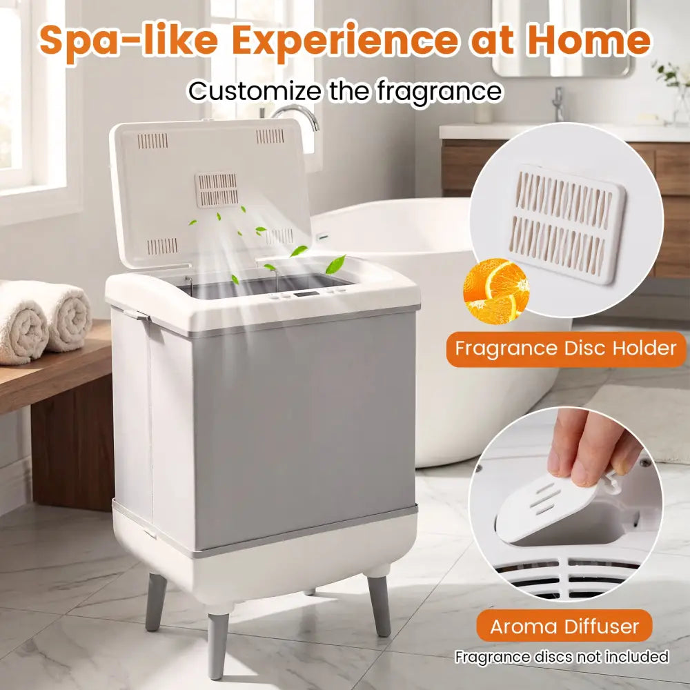35L Large Towel Warmer with Heating and Drying Modes for Bathroom-Gray - Gray - Dryers