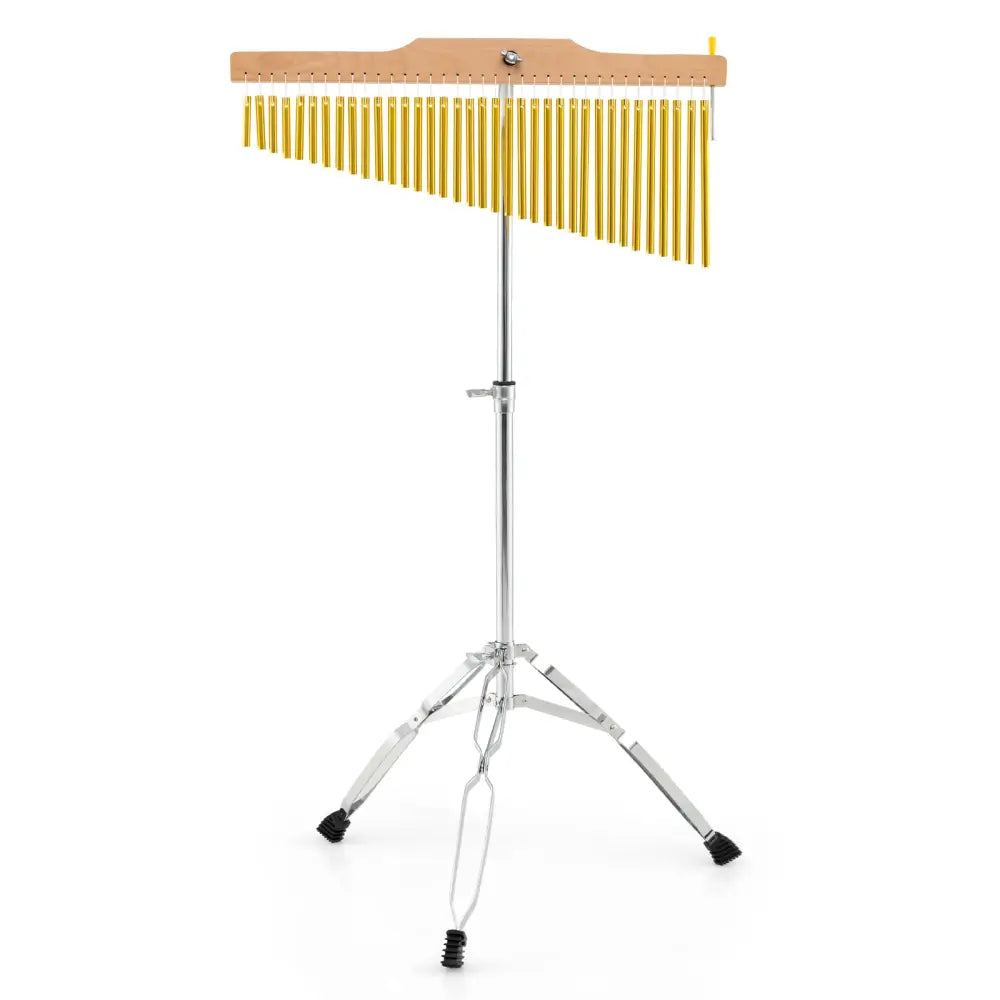 36-Bar Single-Row Chimes Percussion Instrument-Golden - Golden - Drums & Percussion