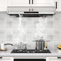 36 Inch Under Cabinet Range Hood 900 CFM Kitchen Stove Vent with Oil Collector-Silver - Silver - Kitchen Appliances