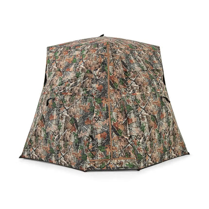 360° One Way See Through Ground Hunting Blind for Deer and Turkey Hunting - Camouflage - Tents