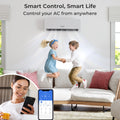 36000 BTU 2 Zone 23 SEER2 Mini Split Air Conditioner Wifi Enabled with Heat Pump-7K + 24K