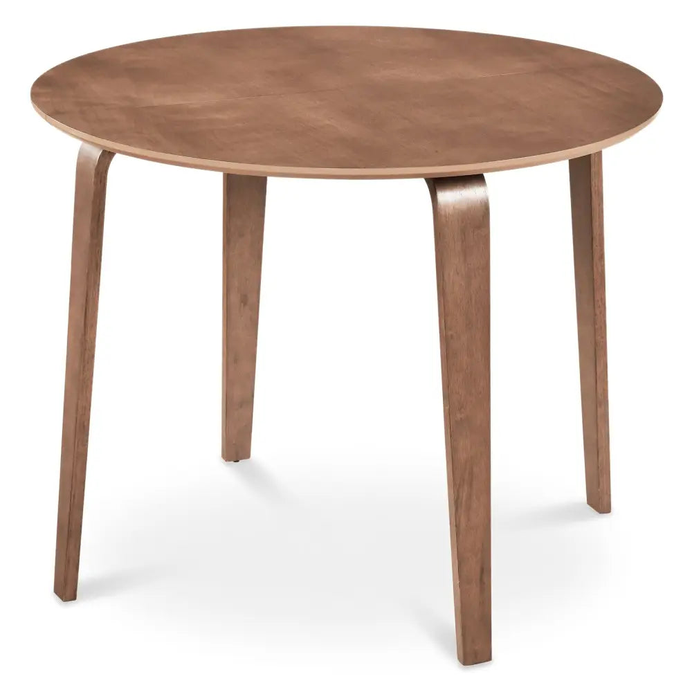 37.5’’ Round Dining Table with Rubber Wood Legs for Small Space-Walnut - Walnut - Dining Tables