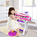 37 Key Electronic Keyboard Kids Toy Piano-Pink - Pink - Pianos & Keyboards