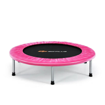 38 Inch Mini Folding Trampoline Portable Leisure Fitness Backboard-Pink - Pink - Trampolines